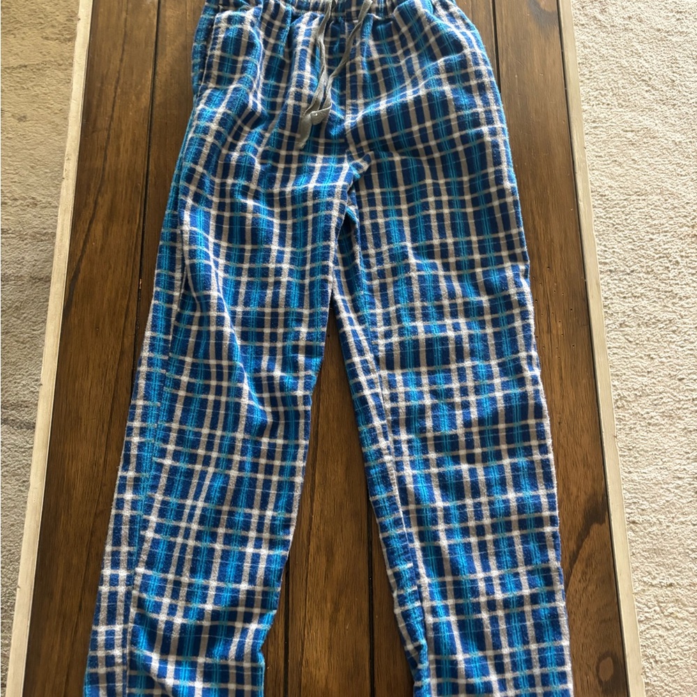 Blue Plaid Lounge Pants